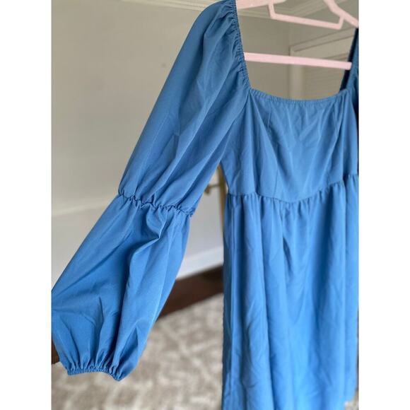 Square Neck Dress Cottagecore Puff Romantic Boho Coquette Babydoll Castlecore - Picture 5 of 9